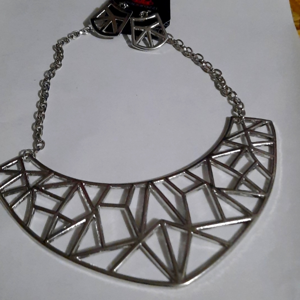 Necklace and earrings
